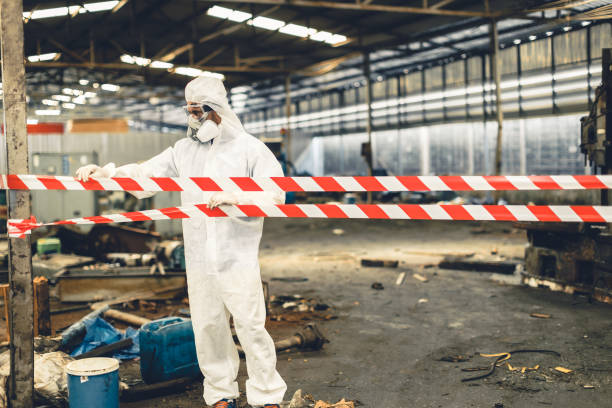 Professional Trauma Scene Cleanup technician working in Baldwin, IL